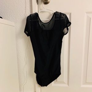 Girls black leotard